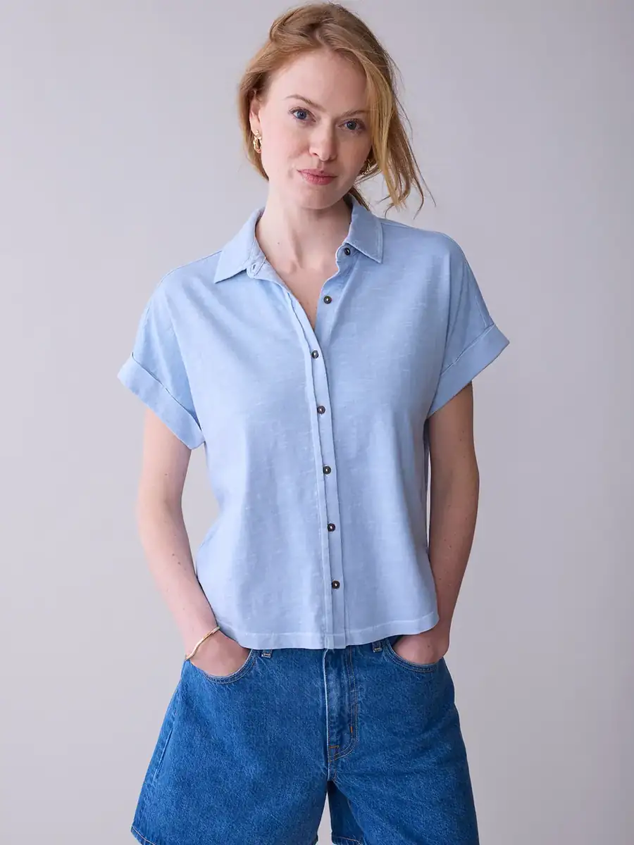 Washed Short Sleeve Avery Shirt